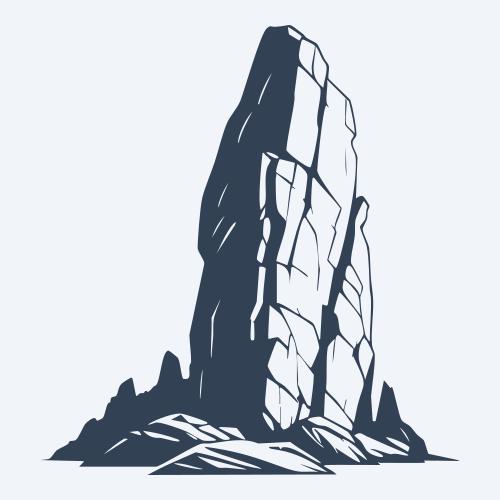 a rock graphic