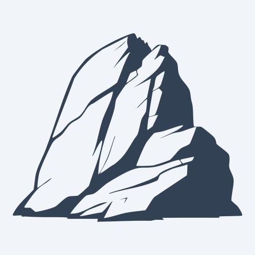 a rock graphic