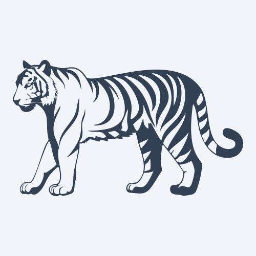 a tiger vector