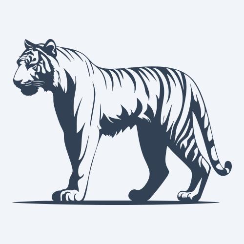 a tiger vector