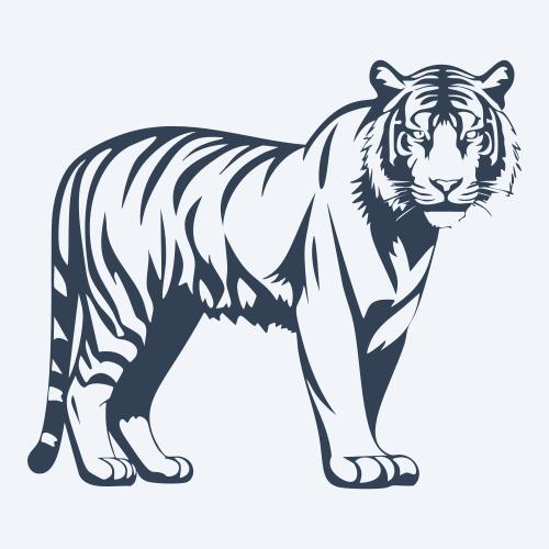 a tiger vector