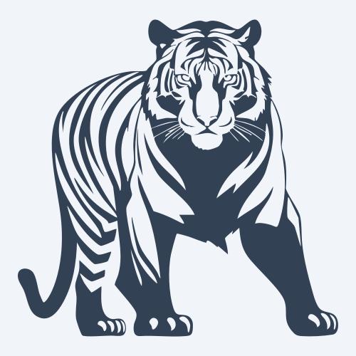 a tiger vector