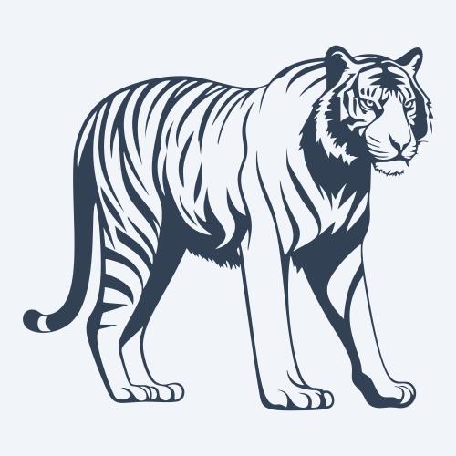 a tiger vector