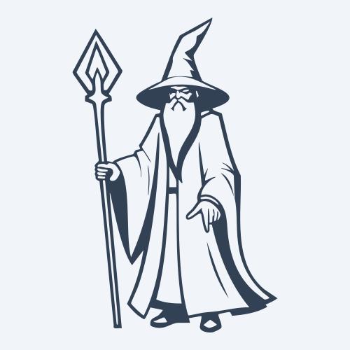 a wizard vector
