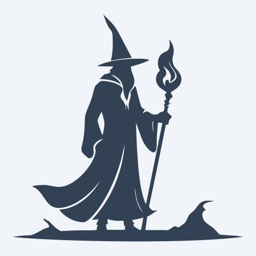 a wizard vector