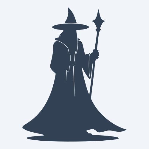 a wizard vector