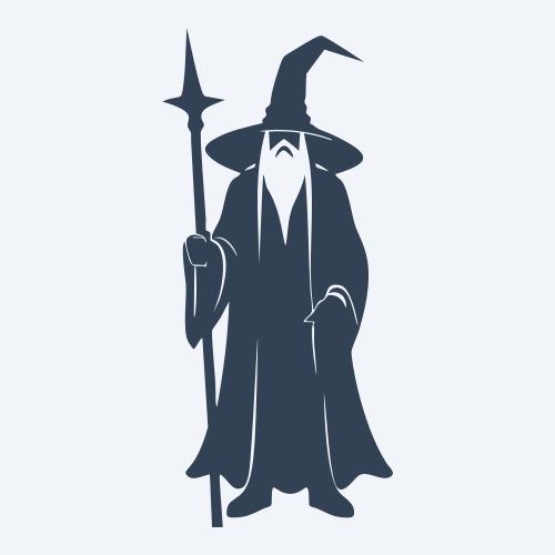 a wizard vector