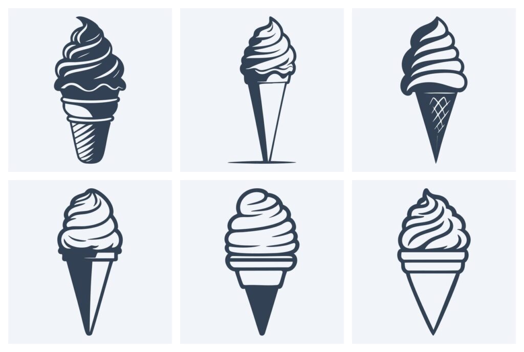 Ice cream cone graphics